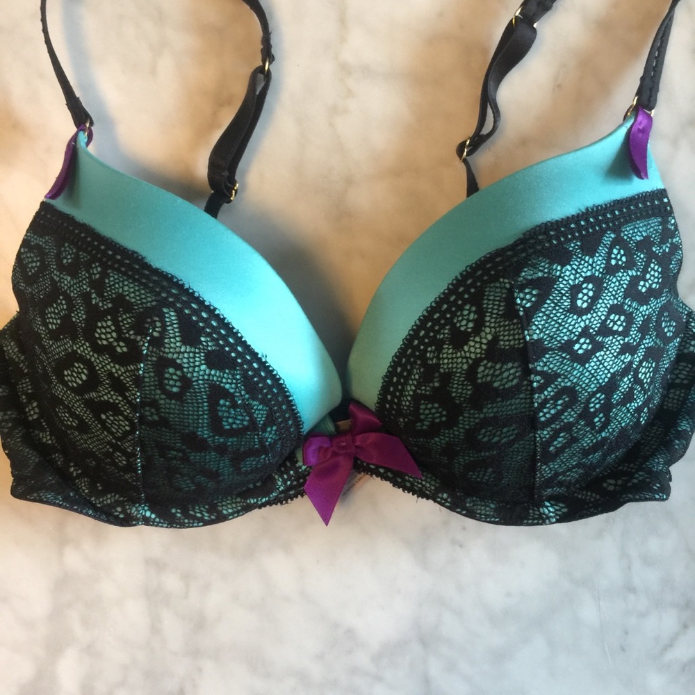Victoria’s Secret Push Up Leopard Lace Bra